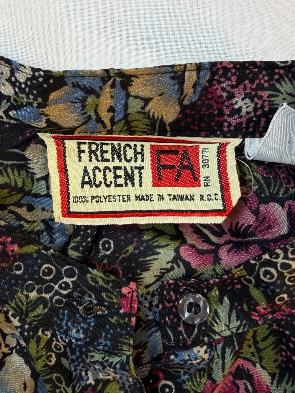 Vintage 80’s Floral Peasant Blouse - Picture 3 of 9